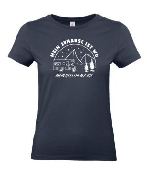 T-Shirt "Zuhause ist, wo mein Stellplatz ist"